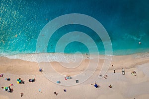 Myrtos beach at Kefalonia