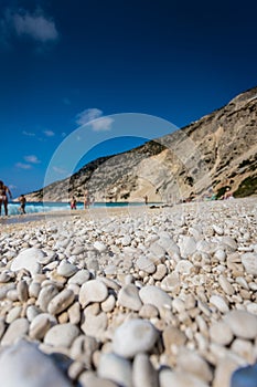 Myrtos beach at Kefalonia