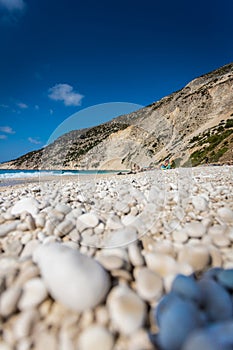 Myrtos beach at Kefalonia
