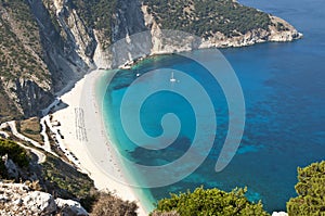 Myrtos Beach, Kefalonia, Greece