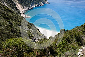 Myrtos beach. Kefalonia, Greece