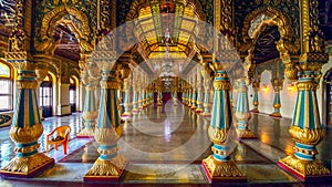 Mysore Mysuru Palace Karnataka South India photo