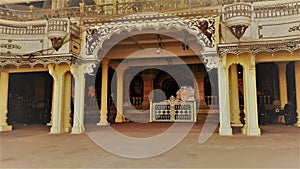 Mysore Palace entrance gate but no entry photo