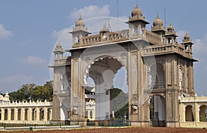 Mysore Palace(Main gate).