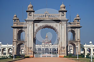 Mysore palace - main gate photo