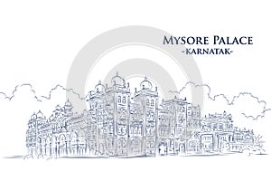 Mysore Palace of the State of Karnataka, India