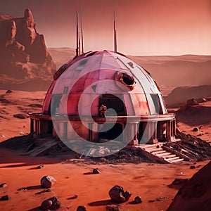 Mysterious Abandoned Mars Base