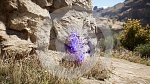 A Mysterious Alien Artifact Embedded Within A Mountain Structure