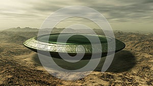 A Mysterious Alien Artifact Embedded Within A Mountain Structure