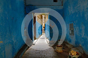 Mysterious Alleyway in Fez Medina