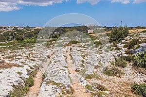 Clapham Junction cart ruts malta photo