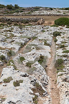 Clapham Junction cart ruts malta photo