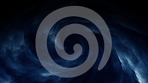 Mysterious blue swirl symbolizing chaos and enigmatic
