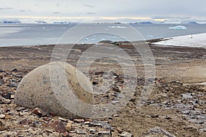 Mysterious boulders and pebbles of Champ Island