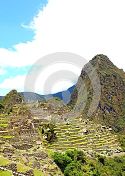 Mysterious city of Machu Picchu, Peru.