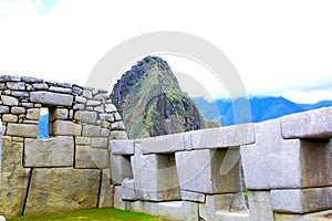 Mysterious city of Machu Picchu, Peru.