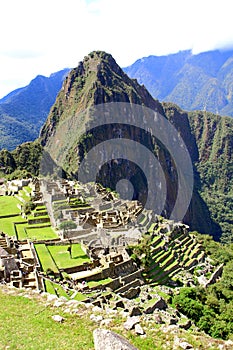 Mysterious city of Machu Picchu, Peru.