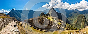 Mysterious city - Machu Picchu, Peru,South America. The Incan ruins.