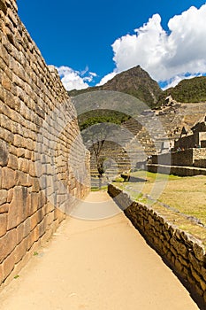 Mysterious city - Machu Picchu, Peru,South America. The Incan ruins.