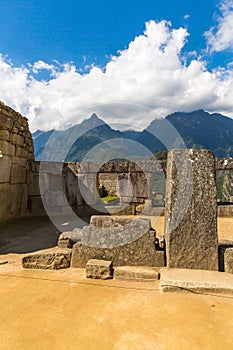 Mysterious city - Machu Picchu, Peru,South America. The Incan ruins.