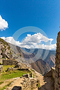 Mysterious city - Machu Picchu, Peru,South America. The Incan ruins.