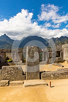 Mysterious city - Machu Picchu, Peru,South America. The Incan ruins.