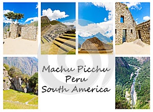 Mysterious city - Machu Picchu, Peru,South America. The Incan ruins.