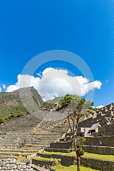 Mysterious city - Machu Picchu, Peru,South America. The Incan ruins.