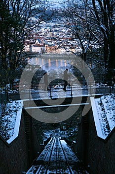 Mysterious entrance in Prague, leading to a world of wonder