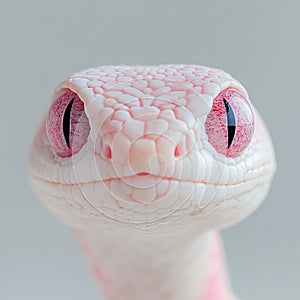 Mysterious Gaze: A Captivating Close-Up of a Snake photo