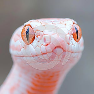 Mysterious Gaze: A Captivating Close-Up of a Snake photo