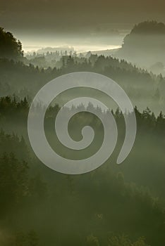 Mysterious Landscape of Bohemian Switzerland