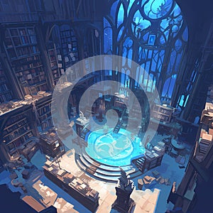 Mysterious Magical Library