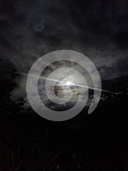 mysterious moon night