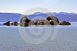 Mysterious Tahoe Lake Stones photo