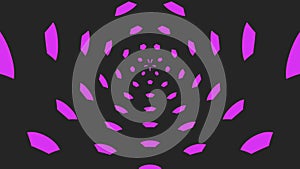 Mysterious purple circle pattern on black an enigmatic design awaiting deciphering