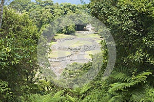 Mysterious ruins of Guayabo de Turrialba, Costa Rica.