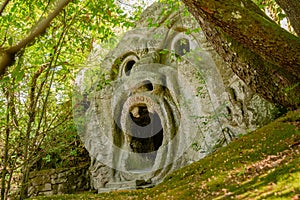 Sculpture of Orcus in Park of the Monsters photo