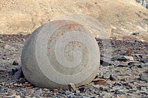 Mysterious stones of Champ Island in Arctic