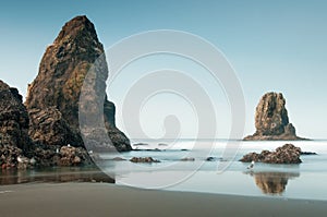 Mysterious Surf at Cannon Beach Oregon