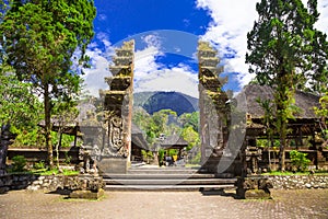 Mysterious temples of Bali, Indonesia photo