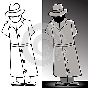 Mysterious Trenchcoat Man