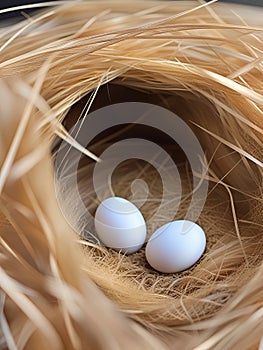 The Mysterious World of Chicken Eggs.chicken eggs in the hay.