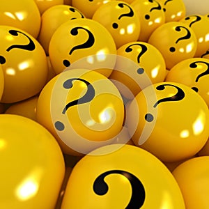 Mysterious yellow balls