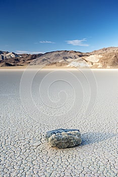 Mysteriously Moving Stones and its Long Traces at The Racetrack