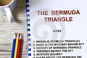 Mystery of Bermuda triangle