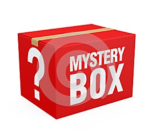 Mystery Box Isolated photo