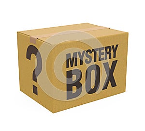 Mystery Box Isolated photo