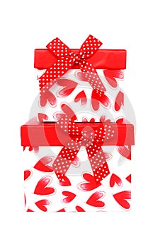 Mystery gift and surprises concept gift box