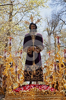 mystery passage of the Jesus captive of Santa Genova, holy week in Seville, holy week in Seville, Spain